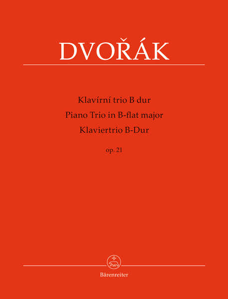 Barenreiter Dvorak A. - Piano Trio B-flat Major Op.21