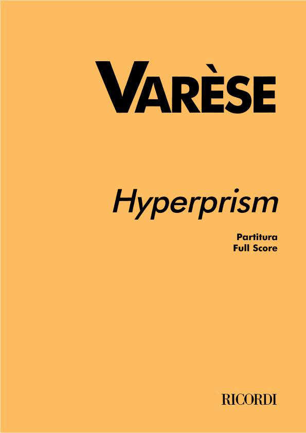 Varese E. - Hyperprism - Conducteur
