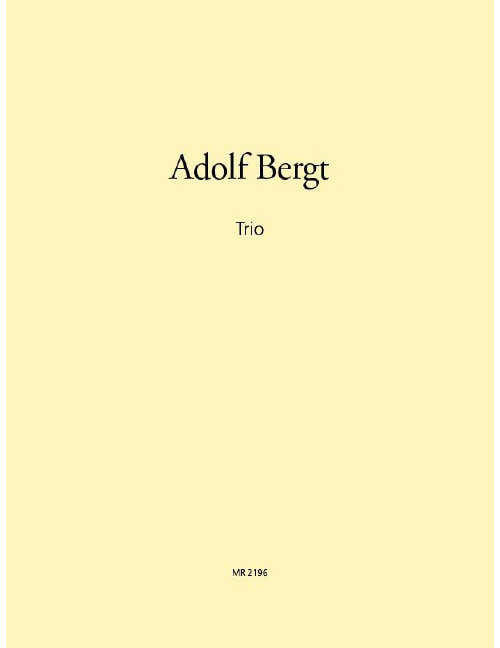 BERGT ADOLF - TRIO - 3 BASSOON