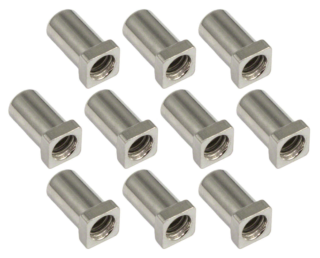 SN-SQ-15S - Schoorsteen 15mm Vierkante Kop - Staal (X10)