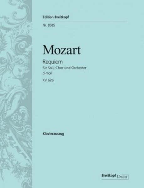 Edition Breitkopf Moz W.A. - Requiem En Do Mineur Kv 626 - Ch Choeur Piano