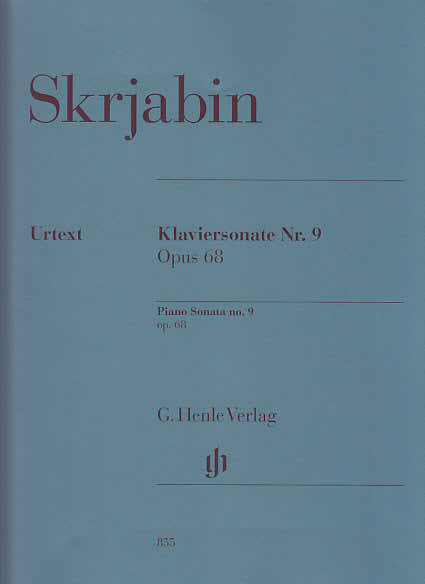 Henle Verlag SKRJABIN ALEXANDER - PIANO SONATA NO. 9 OP. 68