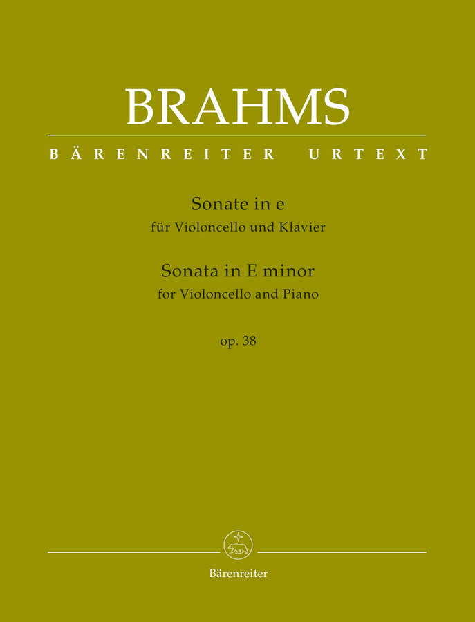 Brahms - Sonata In E Minor Op.38 - Violoncelle & Piano