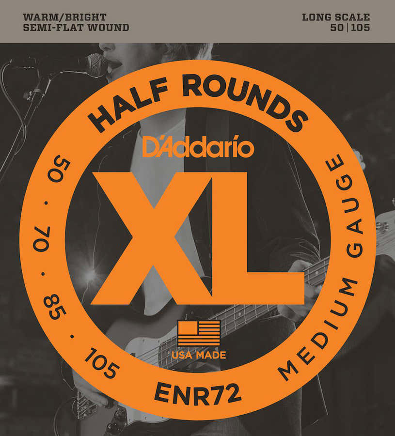 ENR72 Half Rounds Long Scale Medium 50-105