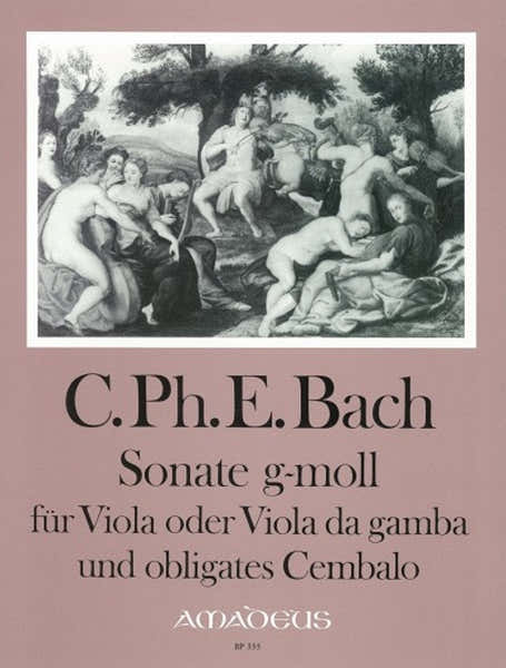 Amadeus Bach C.p.e. - Sonata G Minor WQ 88 - Alto & BC