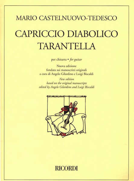 Ricordi Castelnuovo Tedesco - Capriccio Diabolico / Tarantella - Guitare