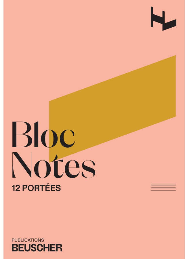 Bloc Notes 12 Portées