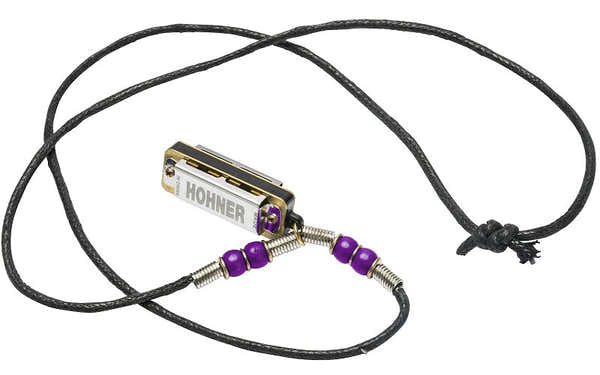 Hohner Mini Harp Ketting Paars - 4 Gaten