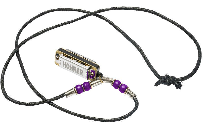 Mini Harp Ketting Paars - 4 Gaten