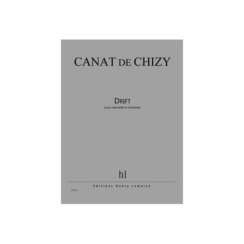 Jobert Canatchizy - Drift - Concerto Pour Clarinette et Orchestre