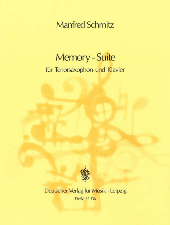 Schmitz Manfred - Memory-Suite - Saxophone Piano