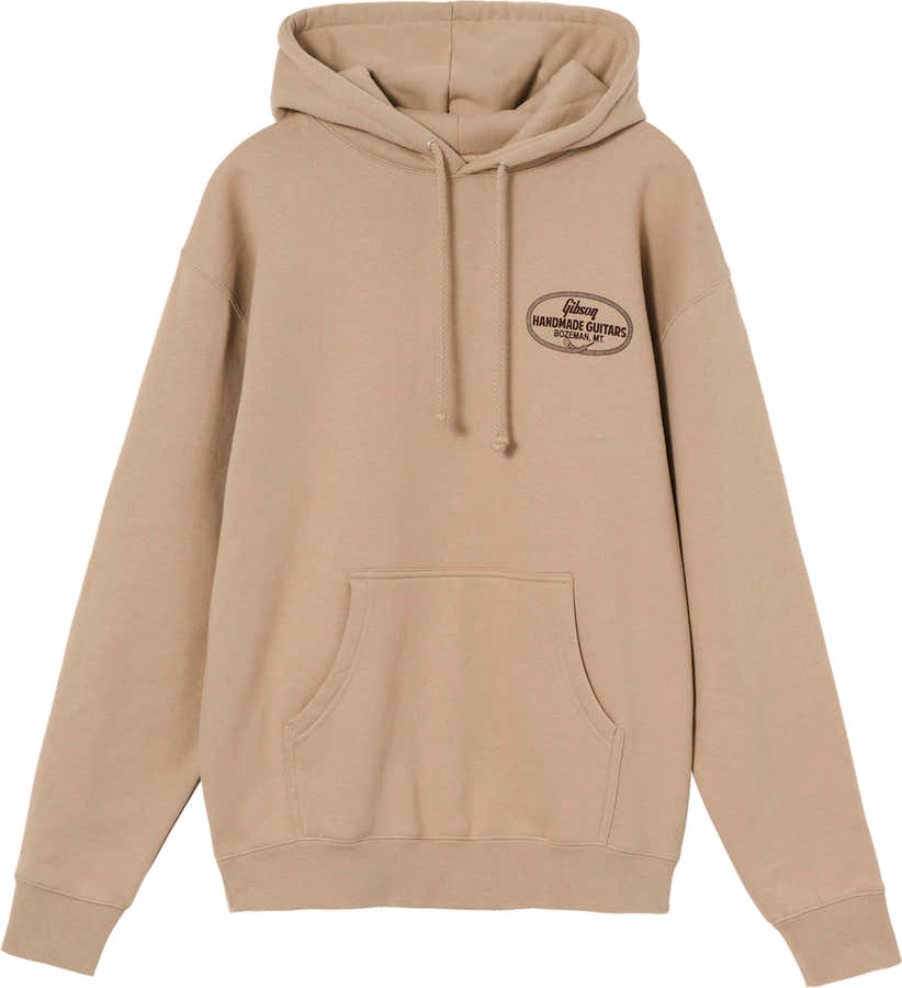 SWEAT Hoodie Handmade Guitars (Tan), 2XL