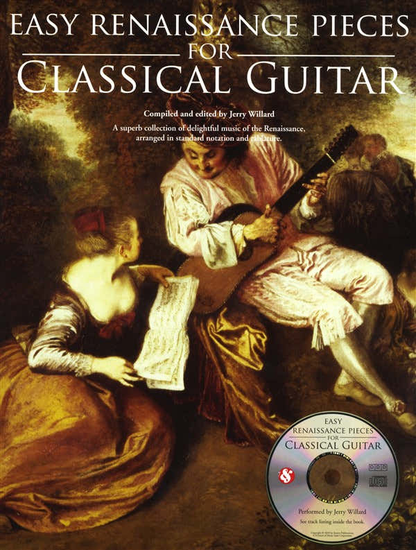 Easy Renaissance Pieces For Classical Guitar + CD - Classical Guitar
