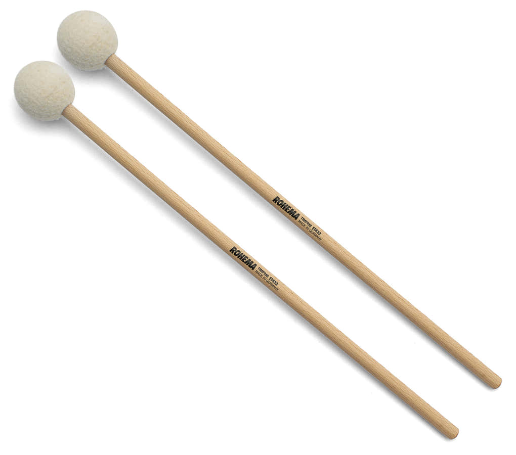 ET433 - TIMPANI MALLETS 40MM FELT - HARD