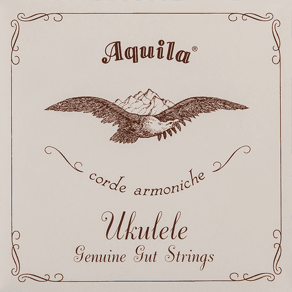 Aquila Natuurdarm Soprano-Ukulele Set,GCEA Hoge G