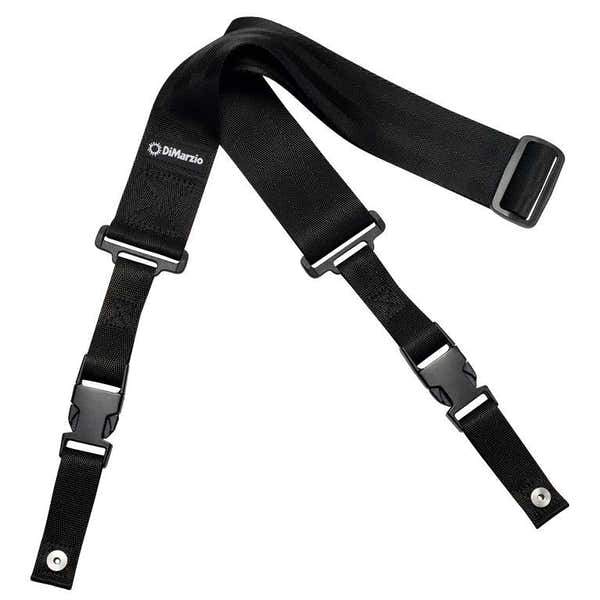 Dimarzio Cliplock Nylon Extra Kort Zwart DD2200BKS