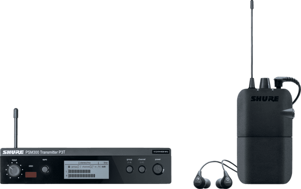 Shure PSM 300 - PACK WITH SE112 EARPHONES - K3E
