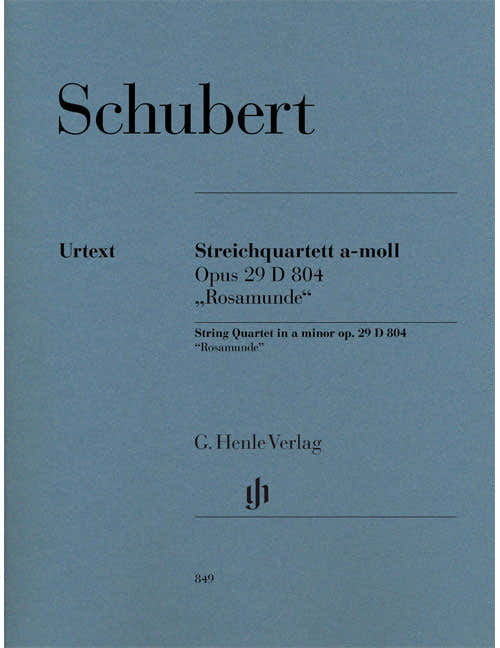 Schubert - String Quartet A Minor Op. 29 D 804 "rosamunde" Op. 29 D 804 - String Quartet