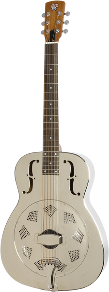 Dobro Hound Dog M-14 Metal Body Nickel