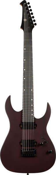 Spira Guitars S407MWR Satijn wijnrood