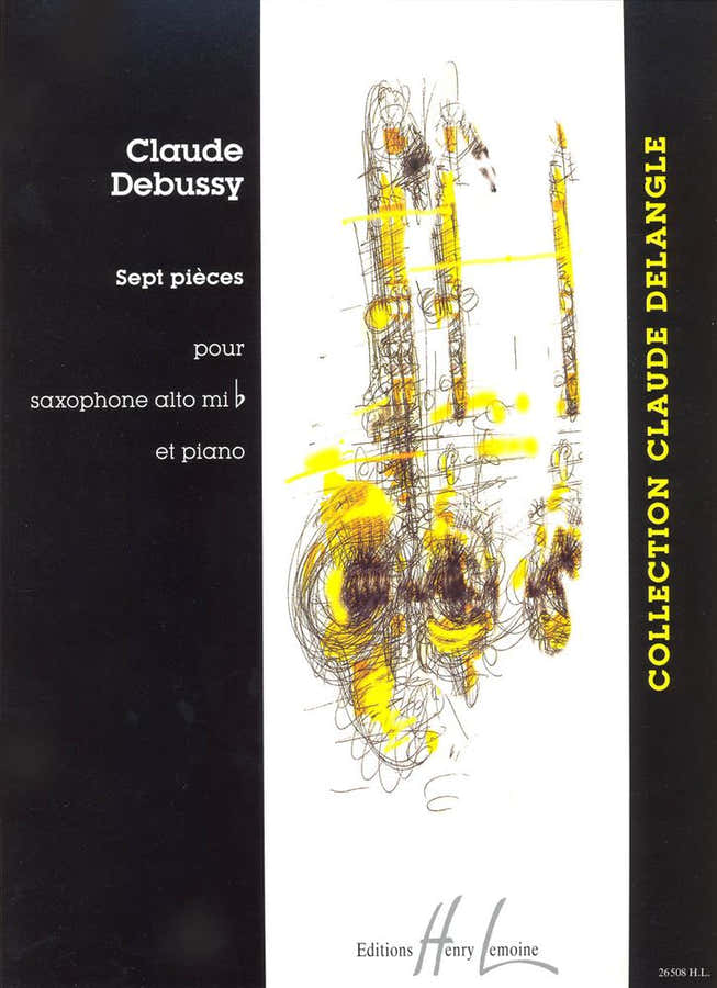 Debussy - Pièces (7) - Saxophone Mib et Piano
