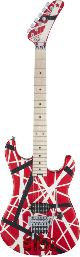 5150 Striped Mn Red With Black White Stripes