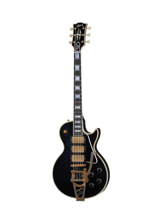 Les Paul Custom 1957 Heruitgave 3-elementen Bigsby Licht verouderd ebbenhout CSHR