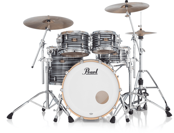 Pearl Masters Maple Gum Stage 22 GYROLOCK-l Zwarte Oyster Swirl