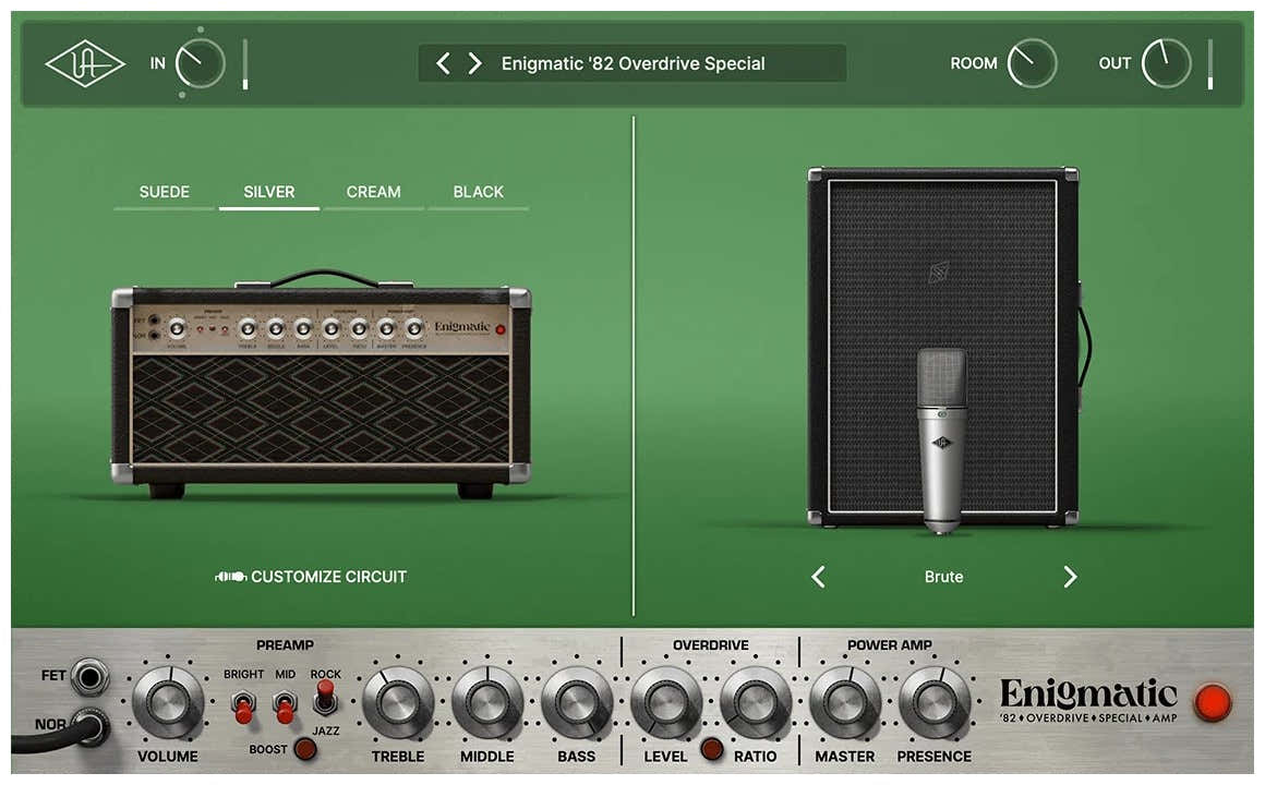 UAD Enigmatic '82 Speciale overdriveversterker