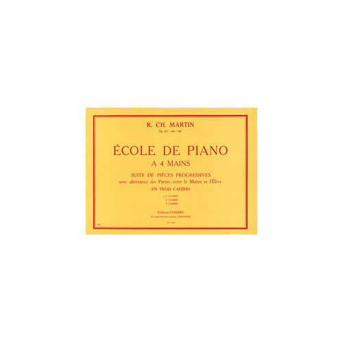 Combre Martin - Ecole Piano À 4 Mains Op.127-no.1