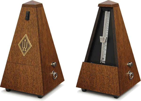 Wittner METRONOME PYRAMIDAL OAK MATT BROWN OAK 818