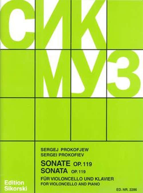 Prokofiev S. - Sonate Op.119 - Cello & Piano