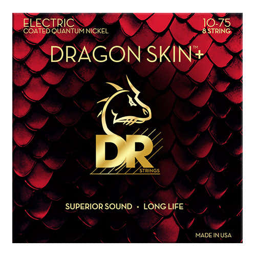 10-75 Dragon Skin+ gecoat 8 String Medium