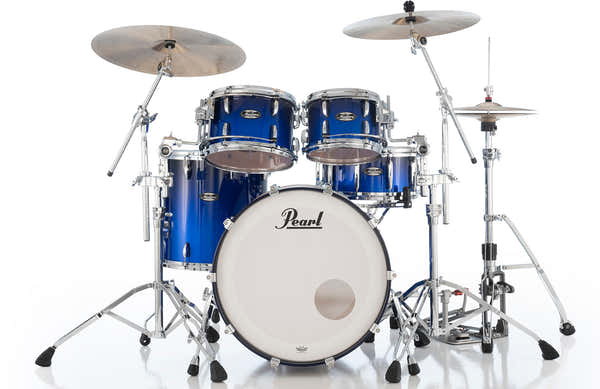 Pearl Masters Maple Stage 22 GYROLOCK-l Kobaltblauw Fade Metallic