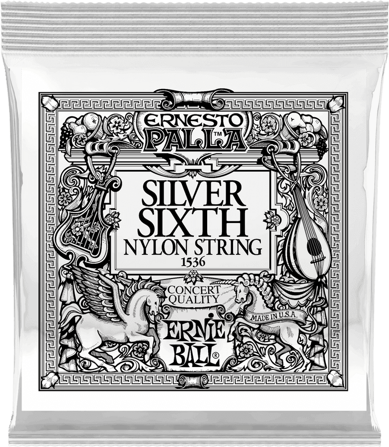 SILVER 6TH ERNESTO PALLA NYLON CLASSICAL GUITAR STRINGS