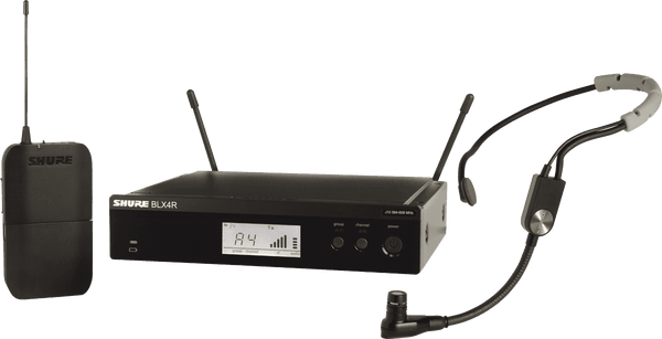 Shure Rackgemonteerd HF-systeem met hoofdmicrofoon