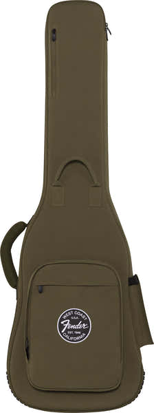 Fender Troubadour Gigbag voor elektrische bas Olijf