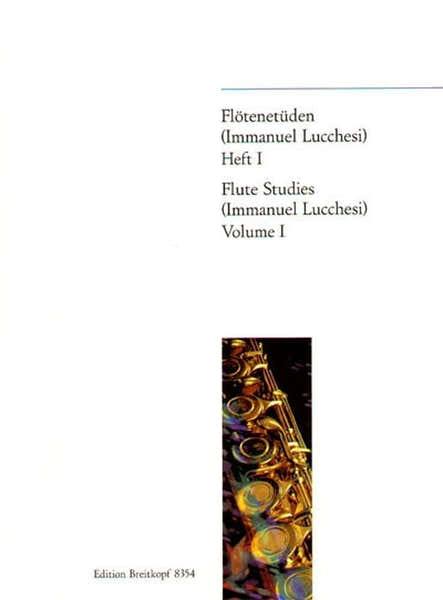 Edition Breitkopf Lucchesi I. - Etudes Pour Flute Solo Vol.1 - Flute