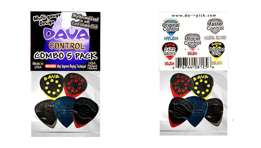 MINI-5 Pack - Zakje met 5 Plectrums - Gemengd