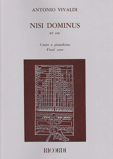 VIVALDI NISI DOMINUS RV 608 CANTO E PIANOFORTE