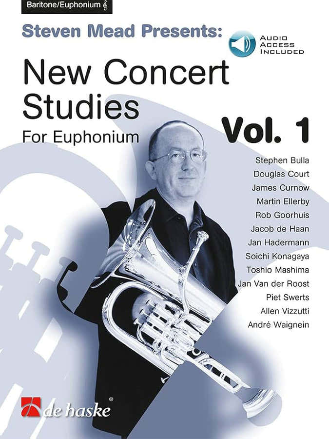 STEVEN MEAD - NEW CONCERT STUDIES VOL.1 - EUPHONIUM + AUDIO