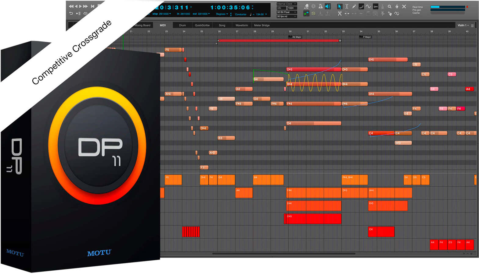 Digital Performer 11 concurrerende crossgrade