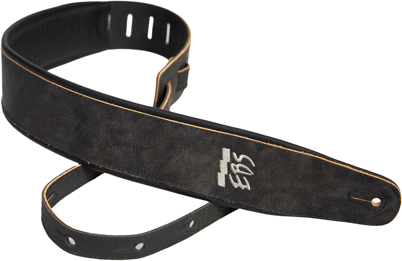 Leren band Stained Black