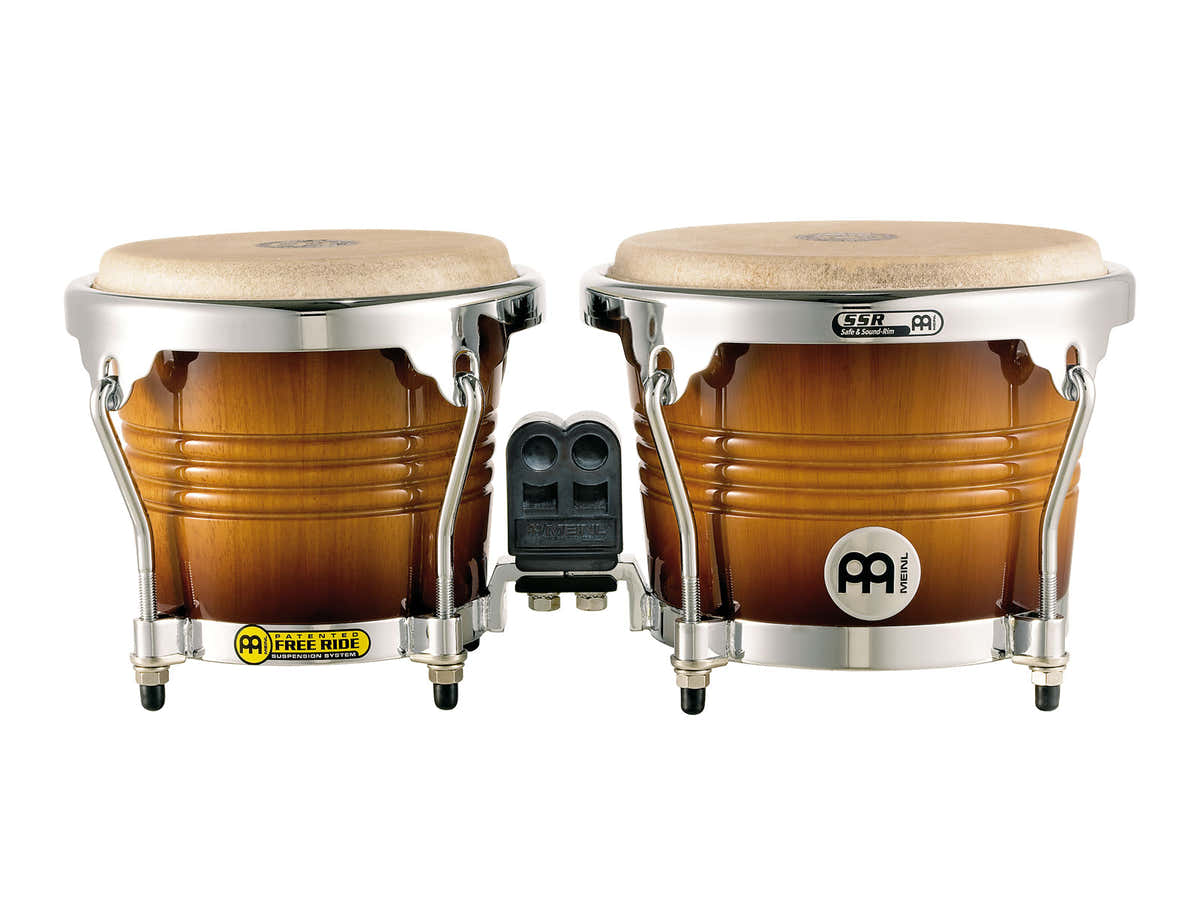 MARATHON EXCLUSIVE SERIES (DE PATENT) FWB200 WOOD BONGO 6 3/4 MACHO AND 8 HEMBRA GOLD AMBER SUNBUR