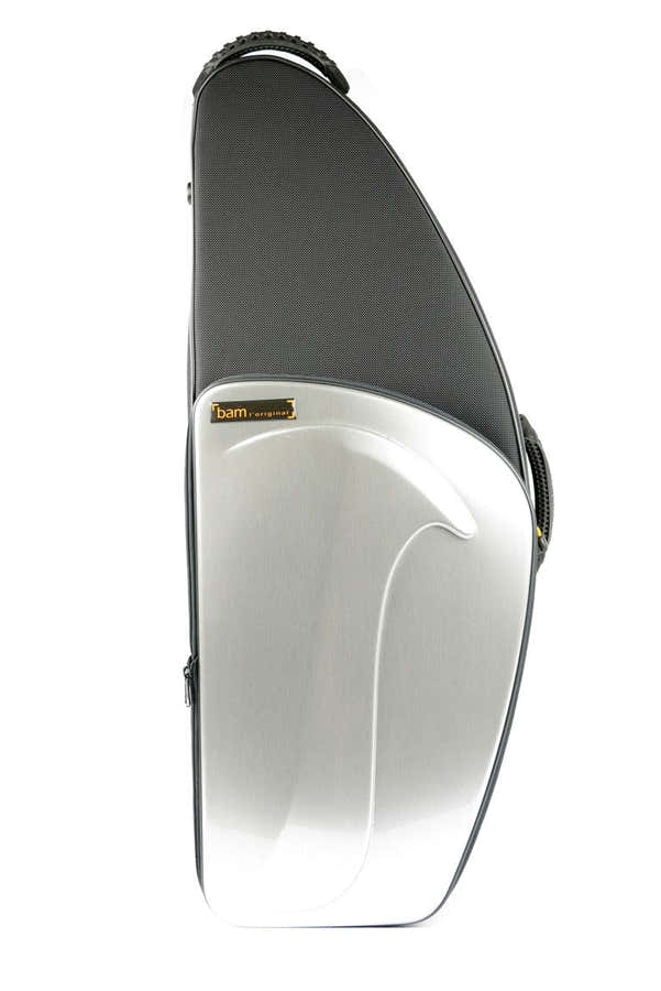 Tenorsaxofoonkoffer New Trekking - Geborsteld Aluminium