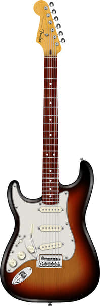 Fender Stratocaster LH Player II RW 3-kleurige Sunburst