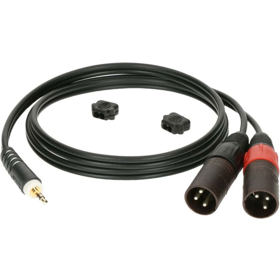 KABEL Y 2 m MINI-JACK - 2 XLR MANNELIJK
