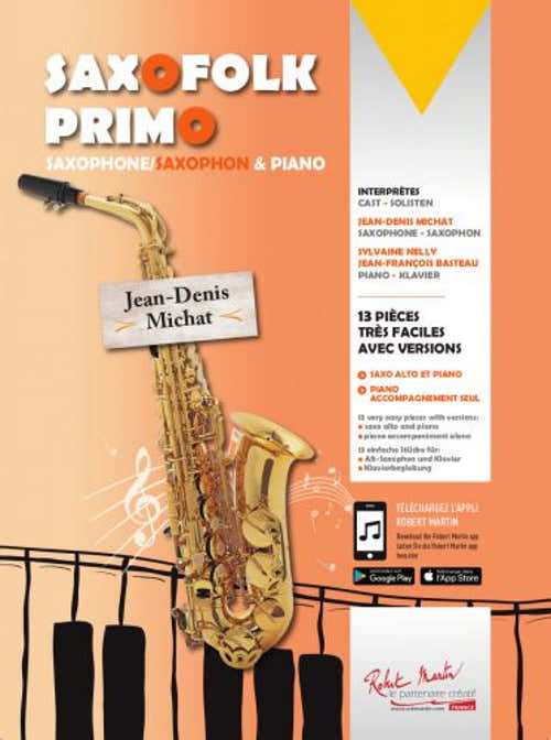 Michat J. D. - Saxofolk Primo + Audio - Saxofoon