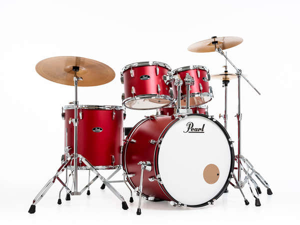 ROADSHOW FUSION 20 + B-50 MATTE RED + SOLAR CYMBALS