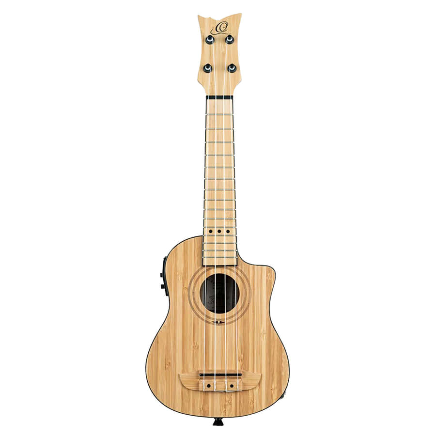 Sopraanukelele van massief bamboe EQ